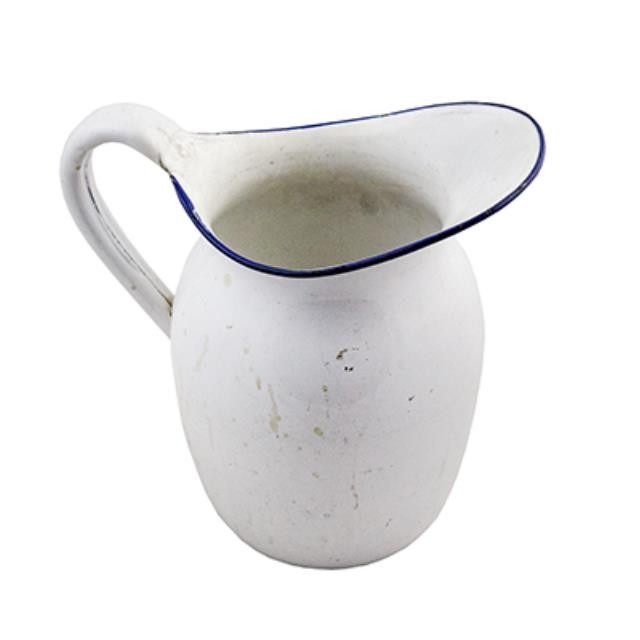 PITCHER-TIN- WHT