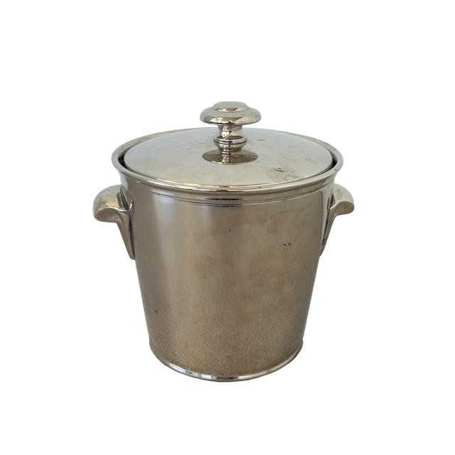 (24050044)ICE BUCKET-W/LID-Chrome-8"H