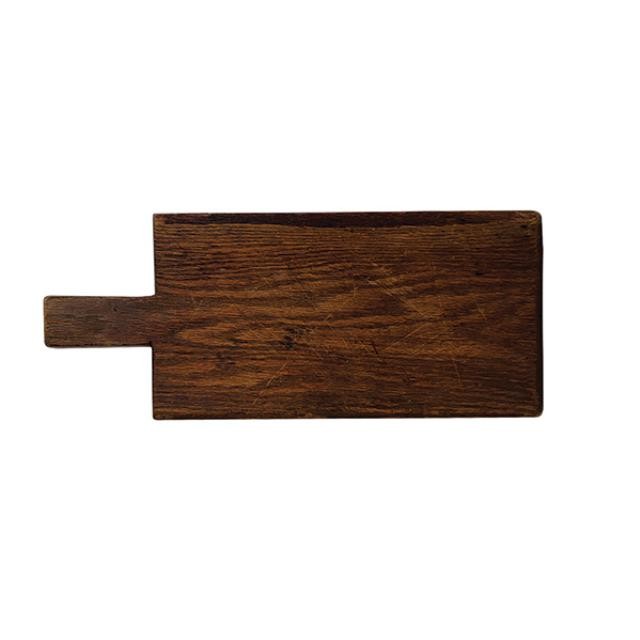 CUTTING BOARD-DRK WOOD-W/HANDLE