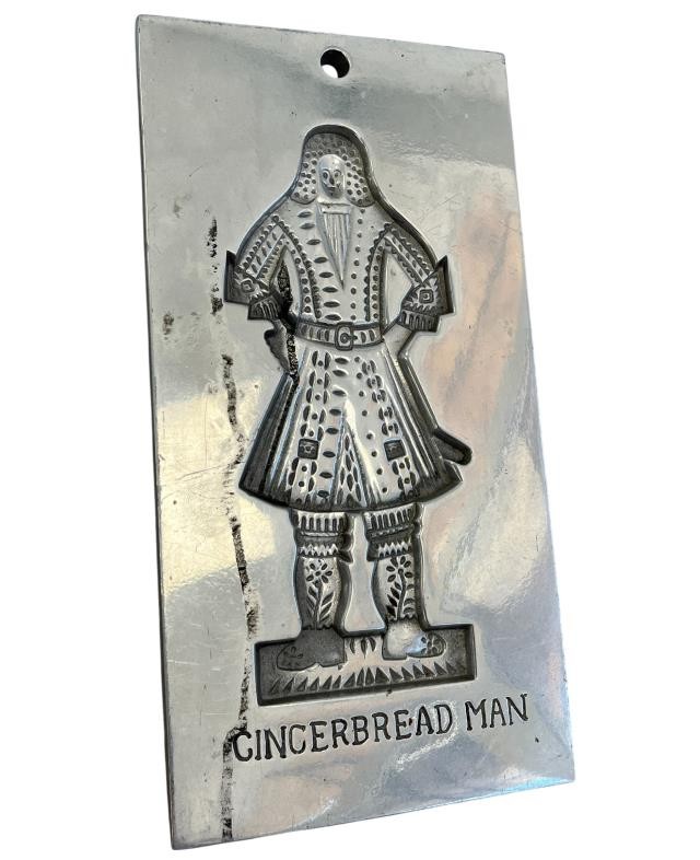 MOLD-PEWTER GINGERBREAD MAN