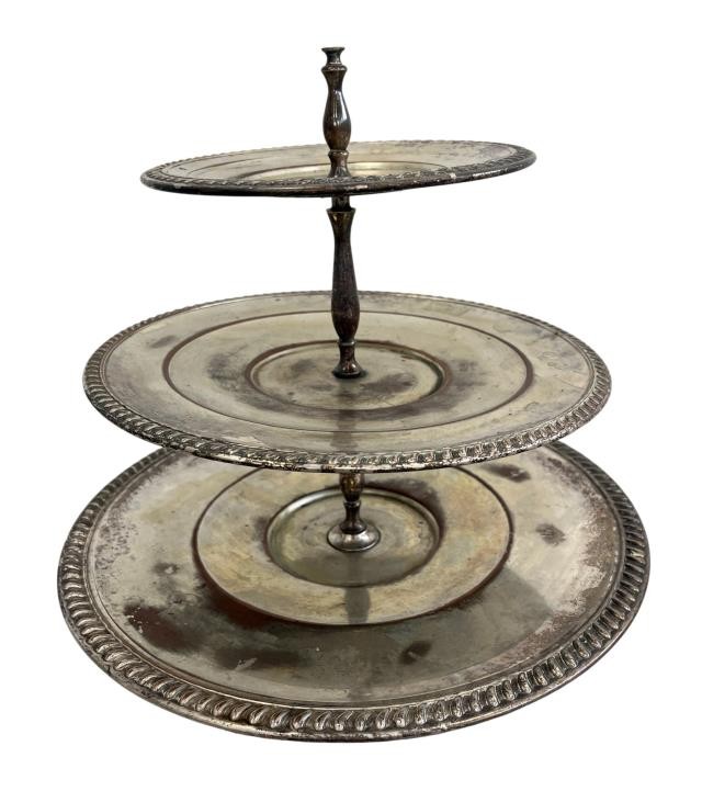TRAY-SILVER-3TIERS-13"