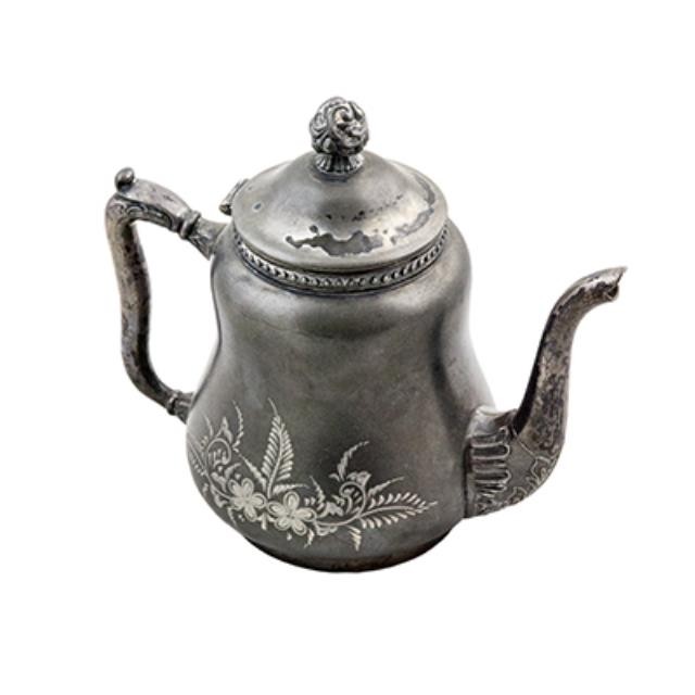 TEAPOT-SILVER-FLORAL