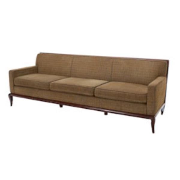 SOFA-Sage Brown Cushions W/Wood Frame