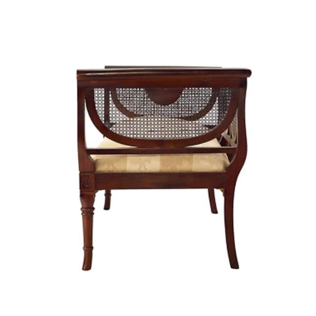 SOFA-CANE BACK-STRIPED SEAT-SW