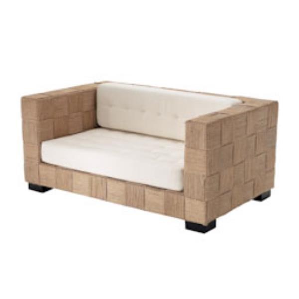 LOVESEAT-71"Woven SeaGrass