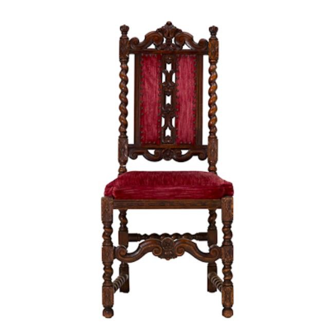 CHAIR-SIDE-WM&MARY-WALNUT-RED