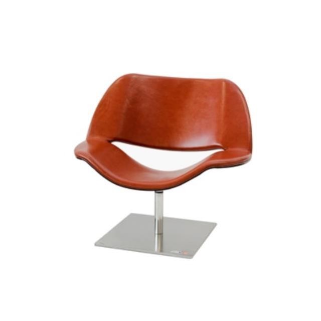 Lip Chair modern brwn leather