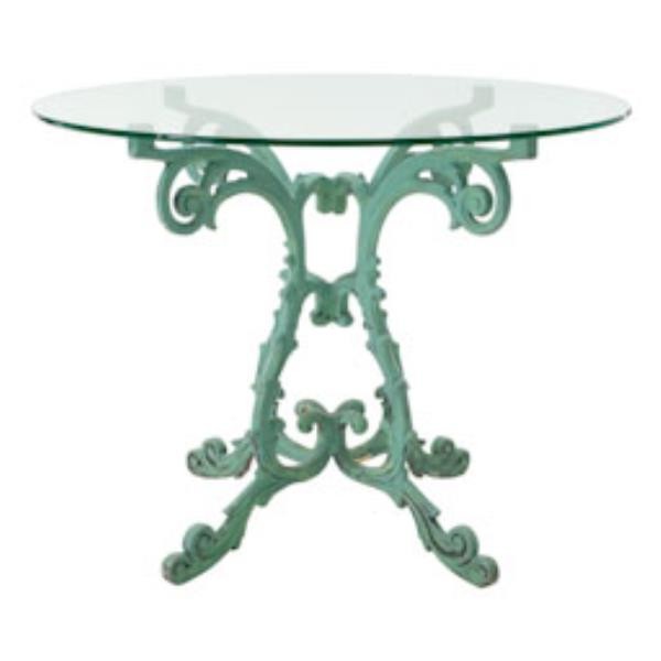 GARDEN TABLE-SIDE-36"ROUND GLA