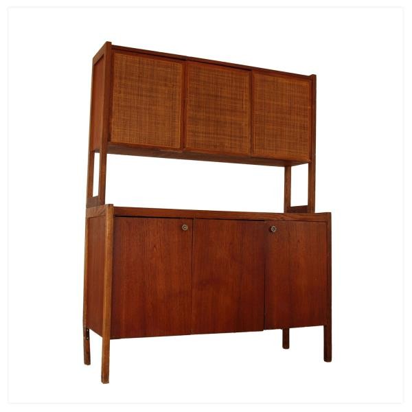 BREAKFRONT-SET-TEAK DANISH MOD