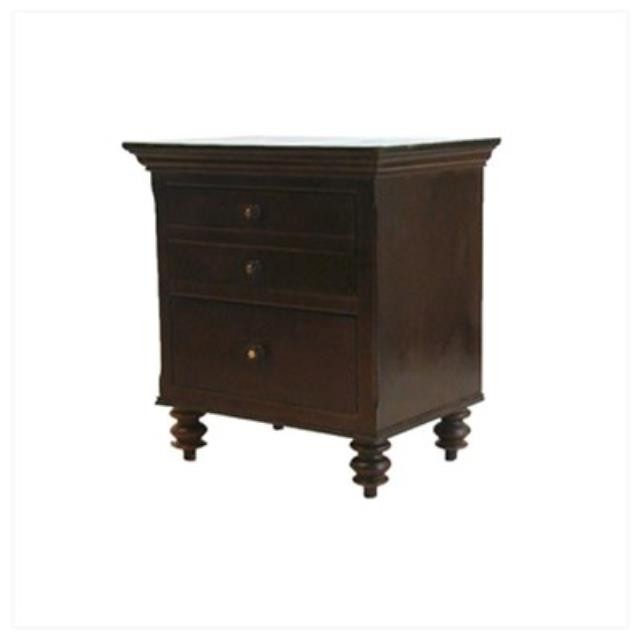 Night Stand/Mahogany/3 Drawer