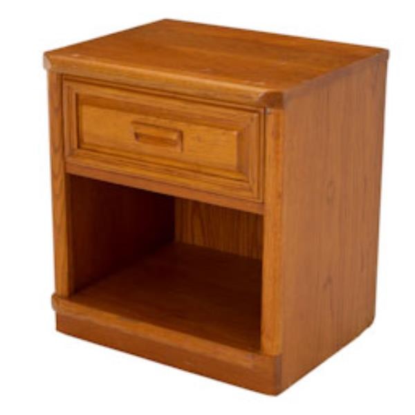 NIGHT STAND-LT OAK-1DWR-OPEN B