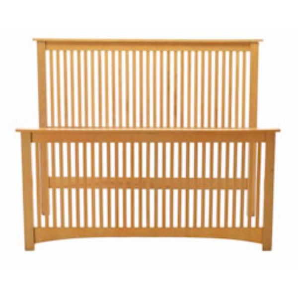 H/FBOARD-Q-SLATTED CLEAR MAPLE