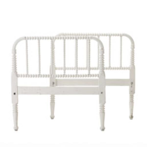 BED-TWIN-JENNY LIND-WHT