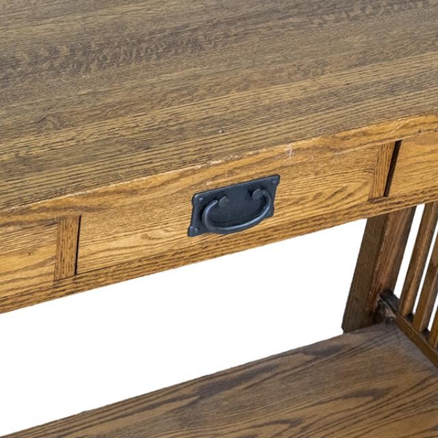 CONSOLE TABLE-MISSION OAK