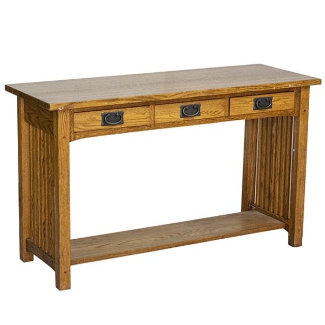 CONSOLE TABLE-MISSION OAK