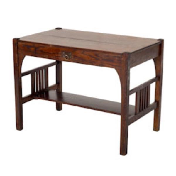 DESK-MISSION-W/1DRAW-OAK