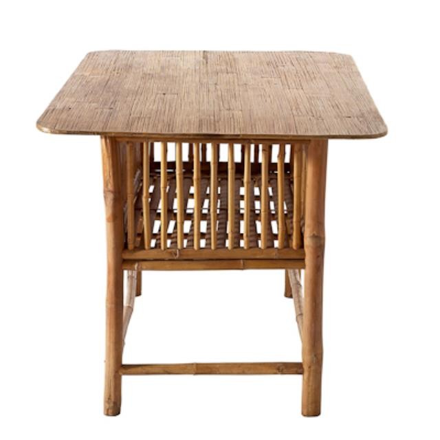 TABLE-KITCHEN-BAMBOO W/STORAGE