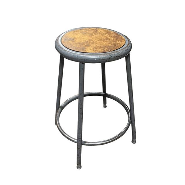 STOOL-24"-DRAFTING-GREY METAL