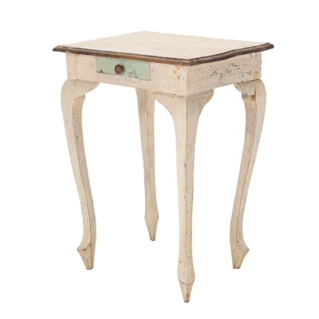 TABLE-END-CREAM/GLD ANT