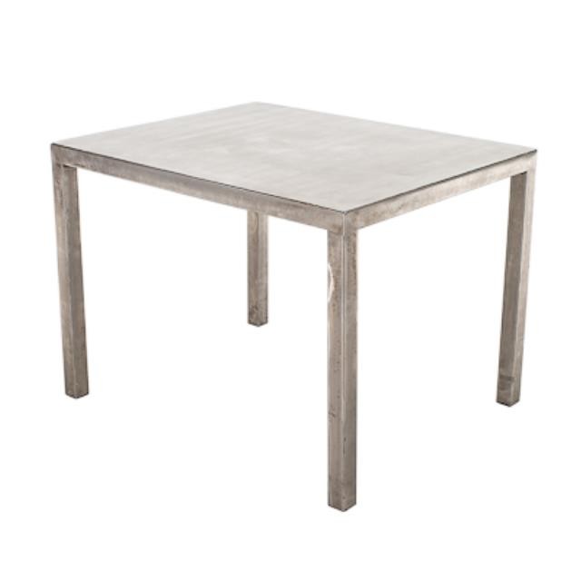 End Table- Brushed Metal
