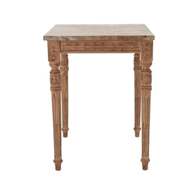 TABLE-END-MARBLE TOP-CR