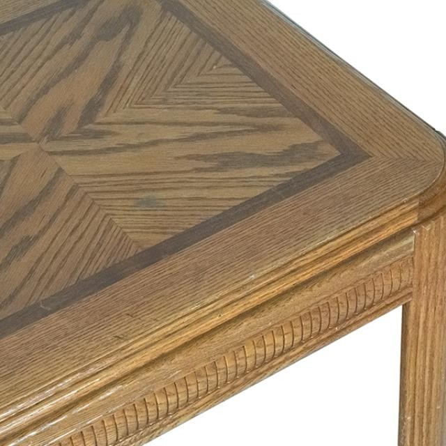 TABLE-END-OAK VENEER