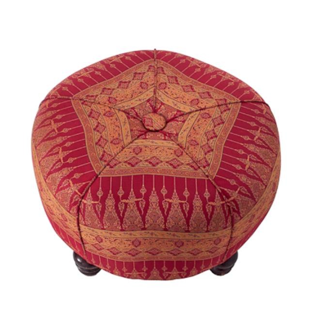 OTTOMAN-29R-RED/GLD PERSIAN