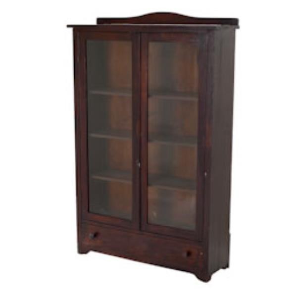 BOOKCASE-DARK OAK-40W X 60H-2D