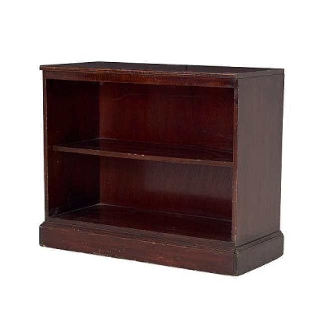 Bookcase-Mahogny/2 Fixed Shelf