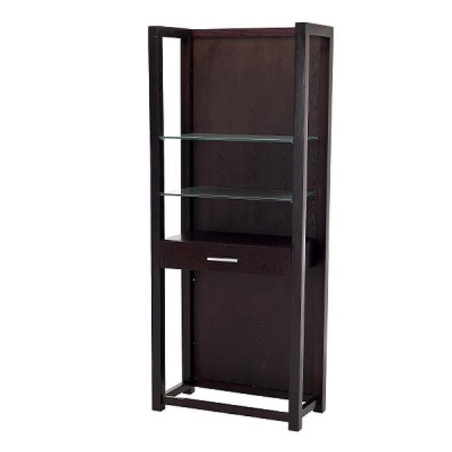 Bookcase-Wenge/2Shelf/1Drawer