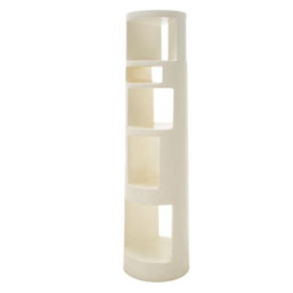 SHELF-WHITE MOLDED PLASTIC