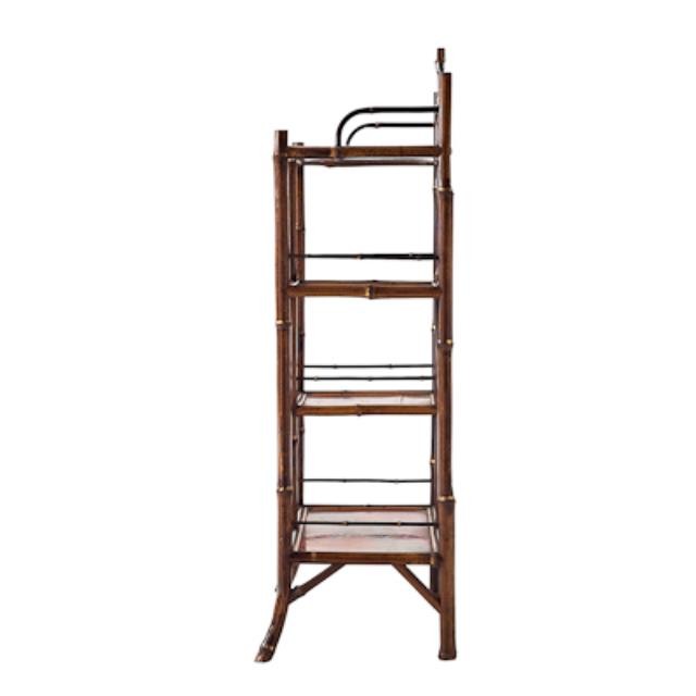 SHELF-BAMBOO-4 TIER-CHINOISERI