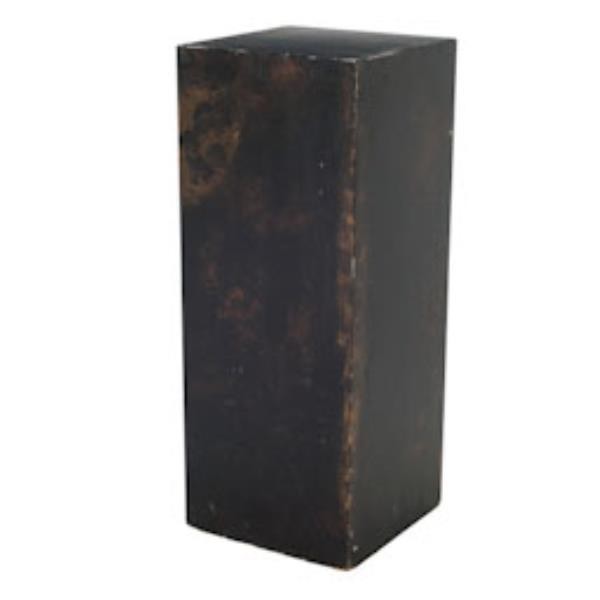 PEDESTAL-BRONZE SOLID