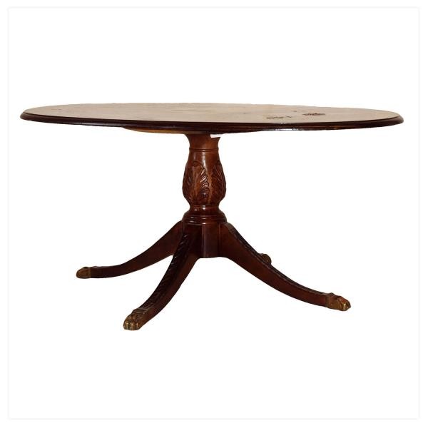 TABLE-COFFEE-OVAL-MAH-PEDESTAL