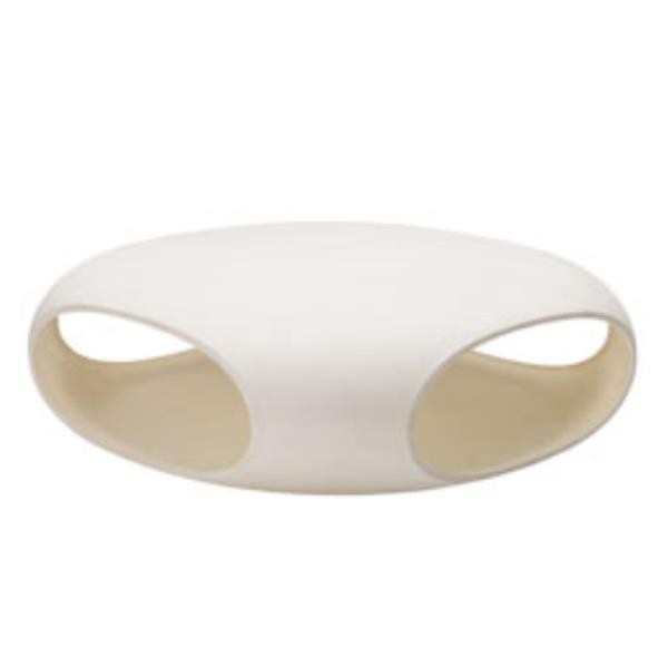 TABLE-COFFEE-WHT MOLDED PLASTI