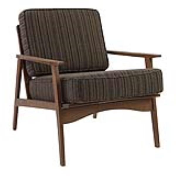 Wooden Arm chair w/cushions mc