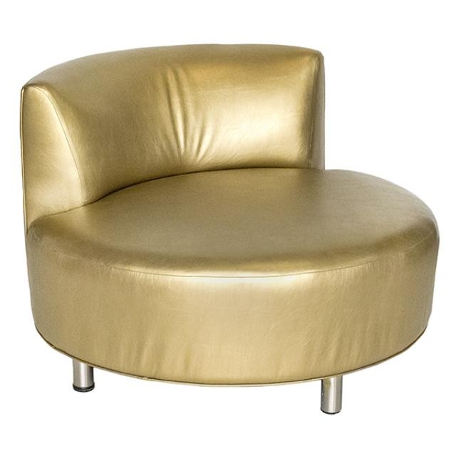 CHAIR-Round Chair & 1/2 Gold