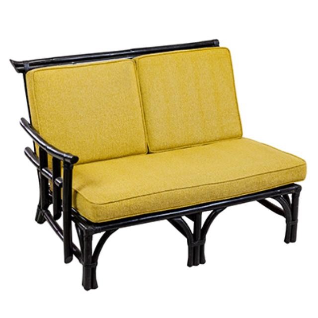 Settee-LAF Dark Bamboo-Yellow