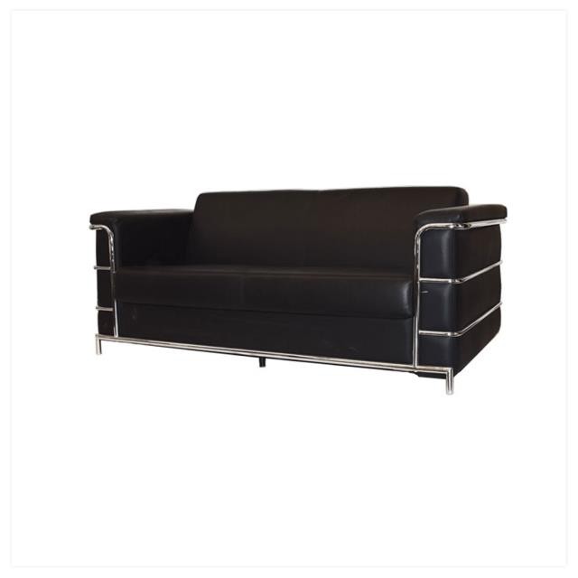 SOFA-72"-BLK CORBUSIER PETI