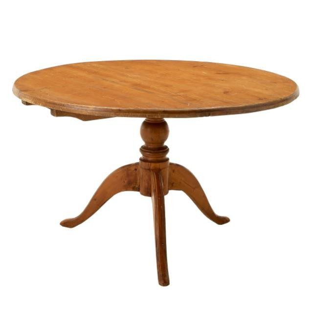 TABLE-DIN-48DM-NAT PINE-TRIPOD