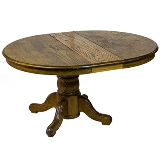 TABLE-DIN-OAK-48"D-PEDESTAL-TA