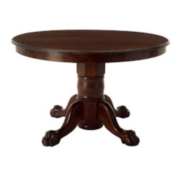 TABLE-DINING-OAK-CLAW FOOT