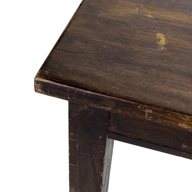 LIBRARY TABLE-Dark Oak 2 Drawer