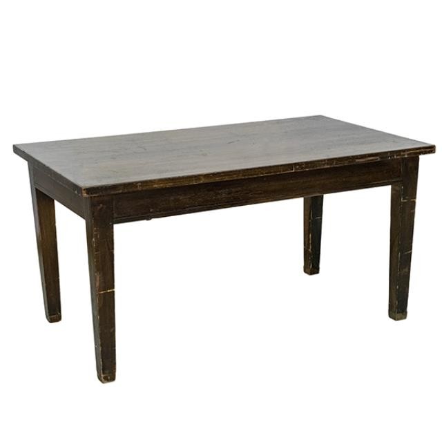 LIBRARY TABLE-Dark Oak 2 Drawer