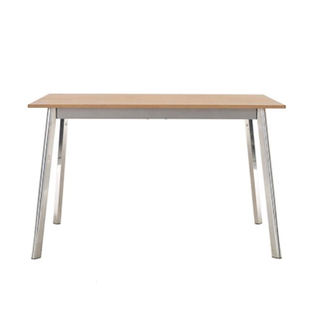 TABLE-DINING-BLEACHED WOOD TOP