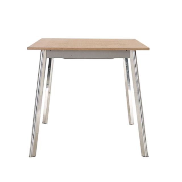 TABLE-DINING-BLEACHED WOOD TOP