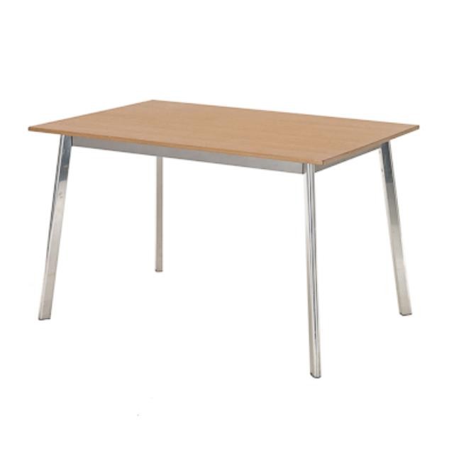 TABLE-DINING-BLEACHED WOOD TOP