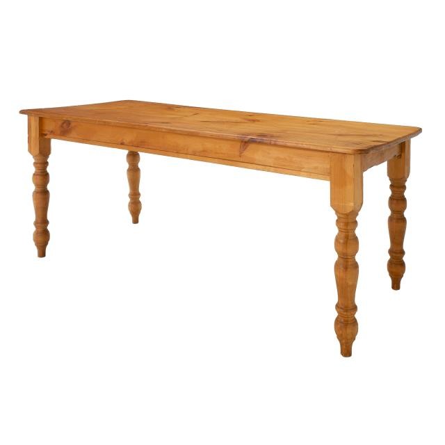 TABLE-DINING-FARM-6'-TURNED LEG