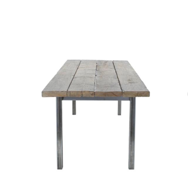 TABLE-DINING-3X8-DISTRESSED WO