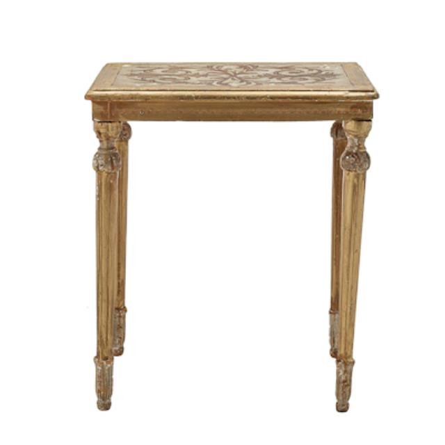 TABLE-NESTING GOLD WOOD